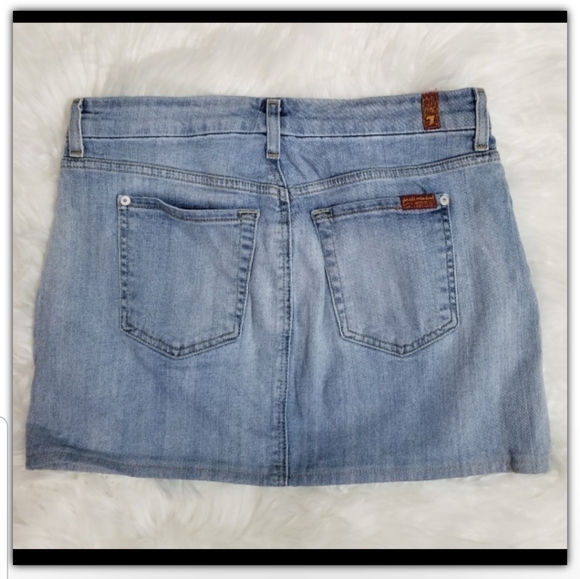 7 for all mankind mini skirt size 28 - Picture 2 of 4